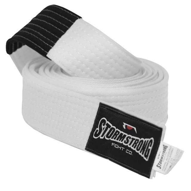 【STRONG】STRONG 006 THERMAL (WHITE) Faixa Stormstrong Jiu-Jitsu Branca | StormStrong Fight Co.