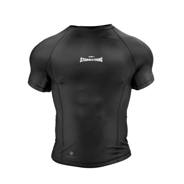 RASH GUARD ESSENTIALS - STORMSTRONG V2 - PRETA - MC | StormStrong