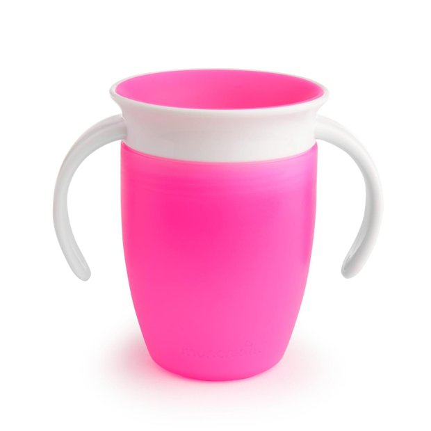 Copo Munchkin para Treinamento e Transição 360 Miracle Cup Rosa