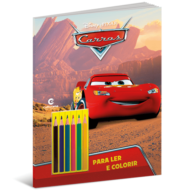 Livro - Ler e Colorir Carros 3 em Promoção na Americanas