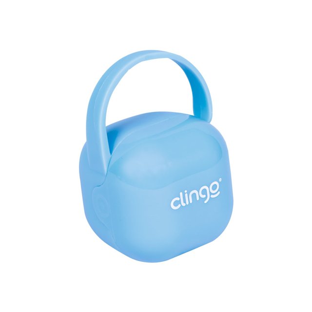 Porta Chupeta Clingo Azul – Babytunes