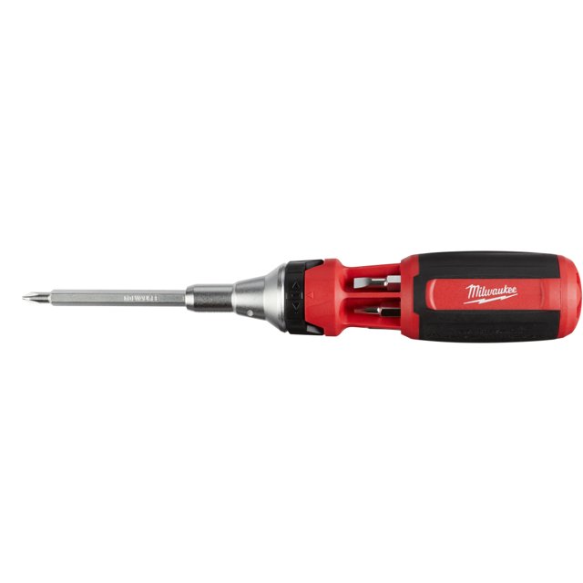 Milwaukee 48-22-2322 Multibit-Antrieb Mit Ratsche – 9-in-1, Edelstahl, Magnetisch