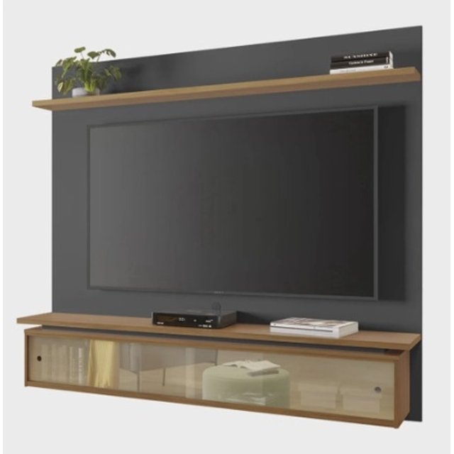 Painel Para Tv Nt 10 Preto Com Freijo Notavel Unni Shop Moveis Painel Para Tv Nt 10 Preto Com Freijo Notavel Unni Shop Moveis
