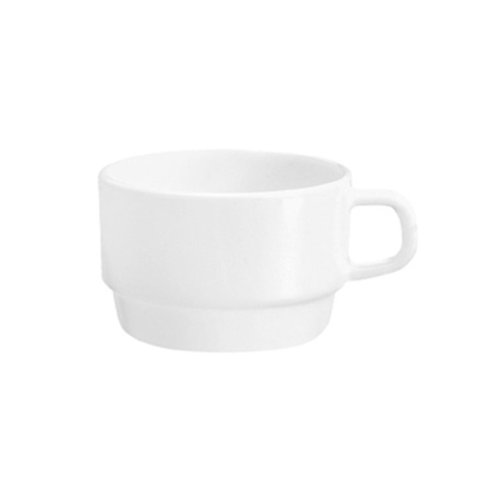 Conjunto Jogo de Sobremesa Inox 18 peças Taças 125ml Pires Colher Zanella Perfectha