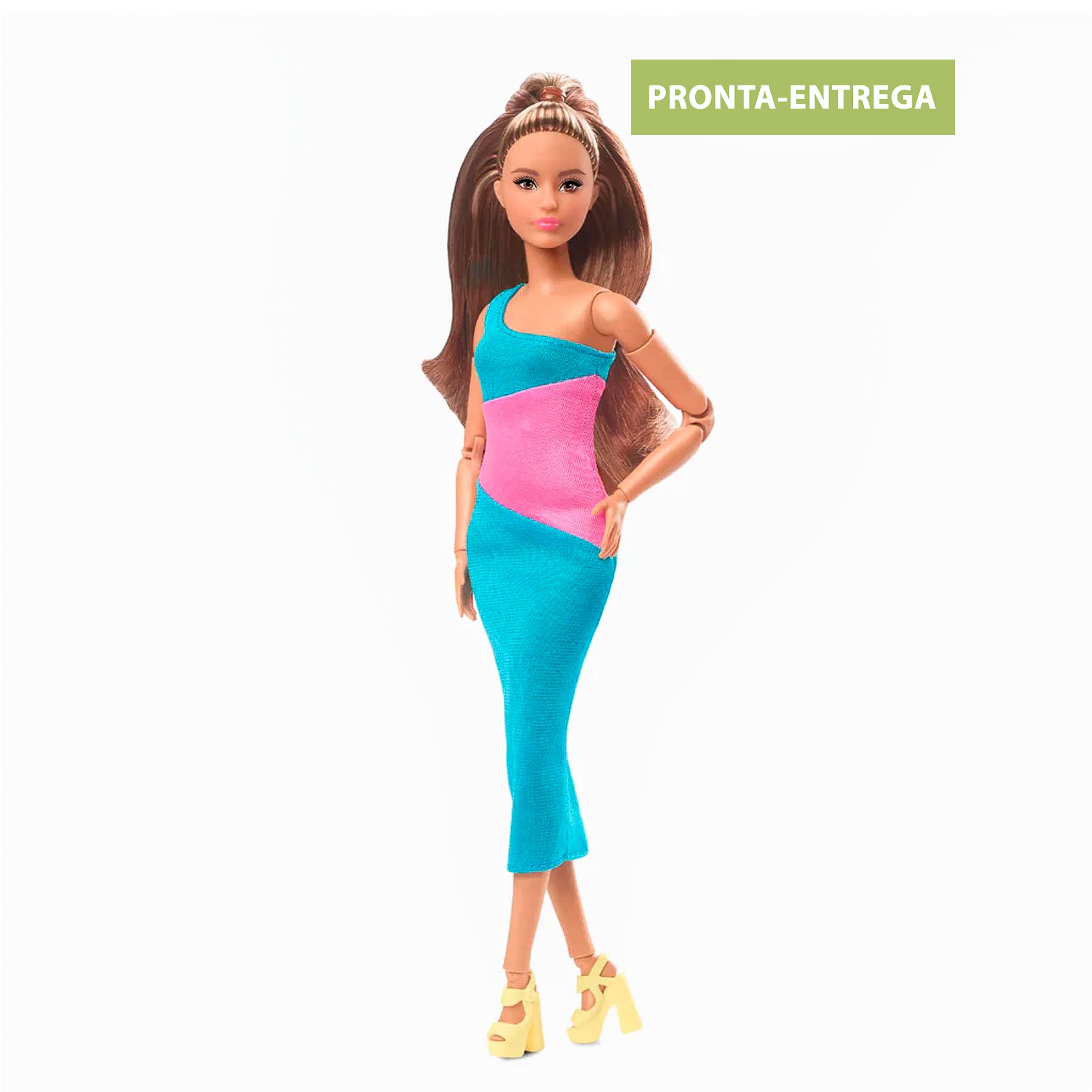 PRÉ-VENDA Boneca Barbie Signature Looks Morena Original - Mattel