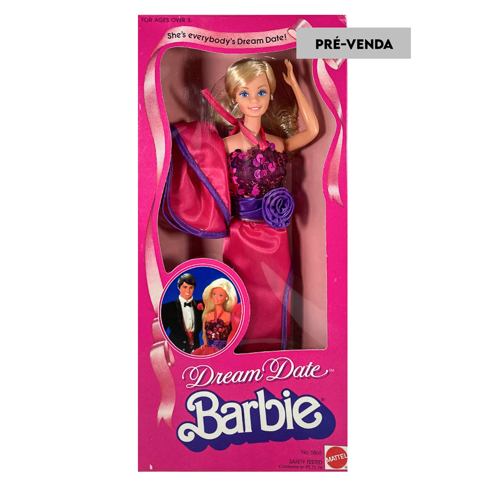 PRÉ-VENDA Boneca Barbie Dream Date 1982 - Mattel