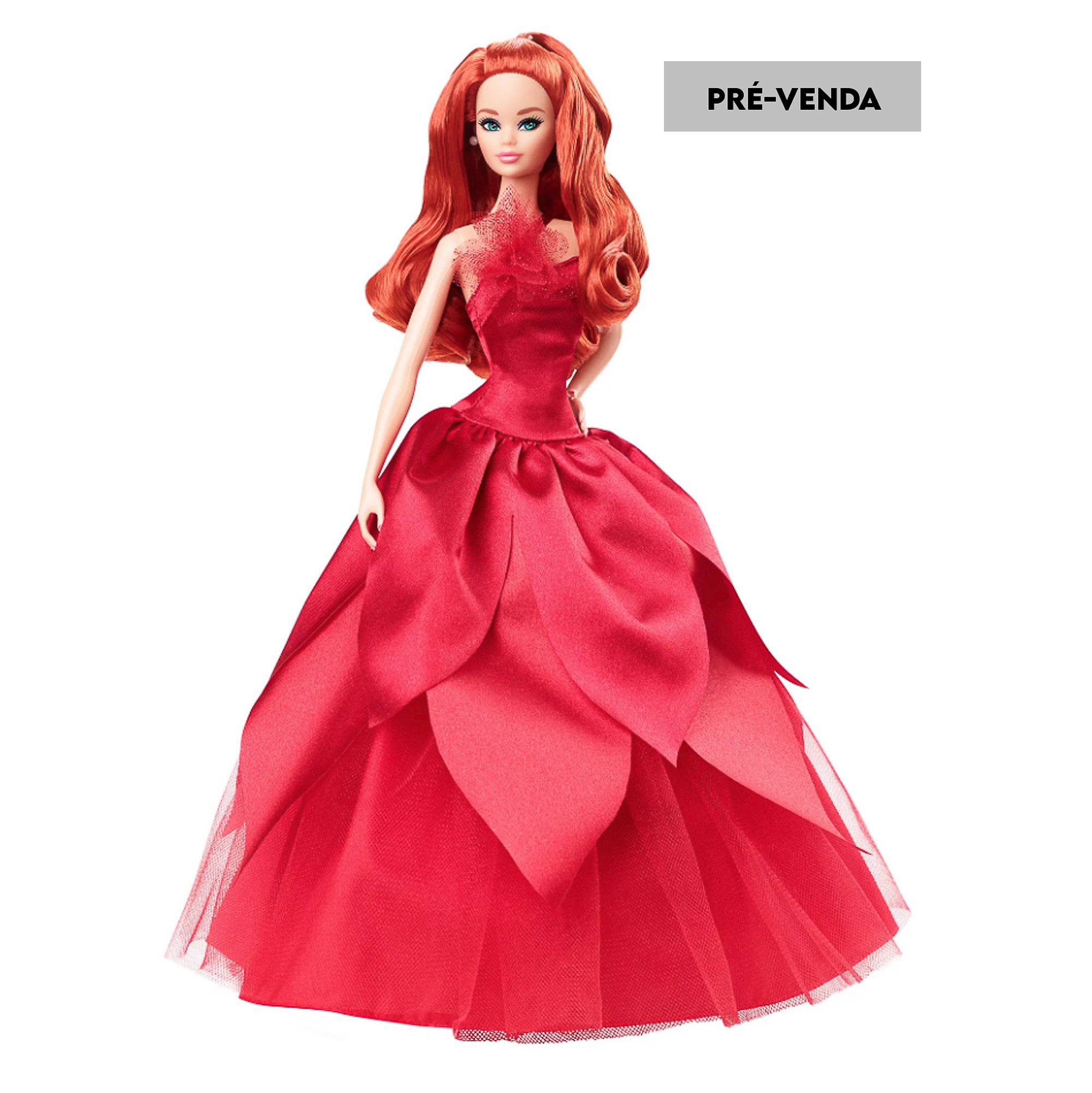 PRÉ-VENDA Boneca Barbie Signature Holiday 2022 Ruiva - Mattel | Doll ...