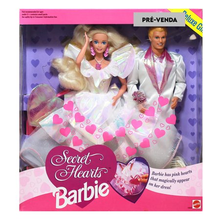 PRÉ-VENDA Bonecos Barbie e Ken Secret Hearts Edição Deluxe Giftset