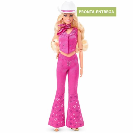 Boneca Barbie Collector Filme - Roupa Rosa de Faroeste - HPK00 - Mattel