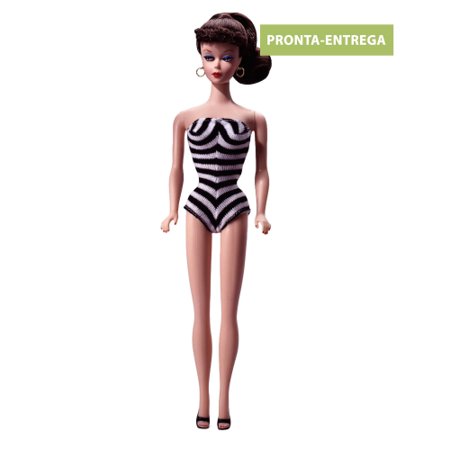 Boneca Barbie Collector 1959 Repro 35th Anniversary Morena (A) - Mattel