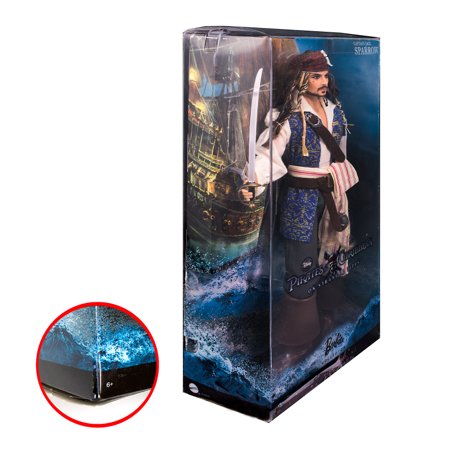 Boneco Barbie Collector Pirates of the Caribbean Jack Sparrow