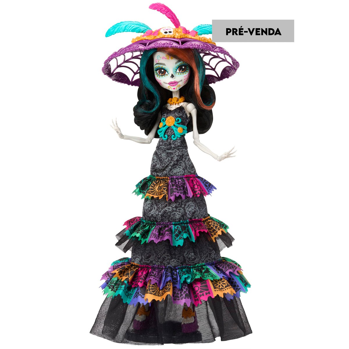 PRÉ-VENDA Boneca Monster High Skelita Calaveras Dia de Muertos