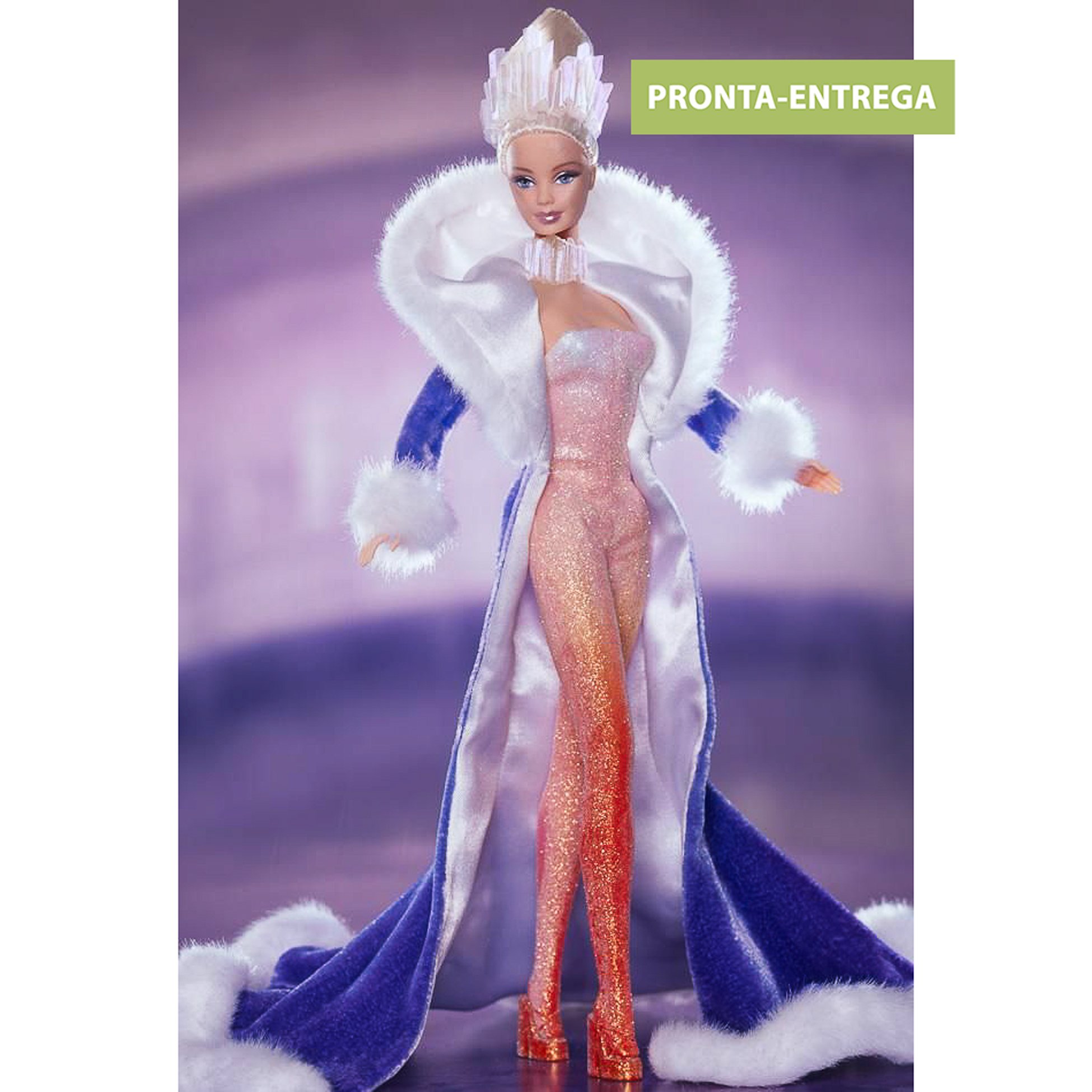 Boneca Barbie Collector Fire and Ice Salt Lake 2002 - Mattel