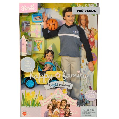 PRÉ-VENDA Bonecos Barbie Happy Family Alan & Ryan Neighborhood