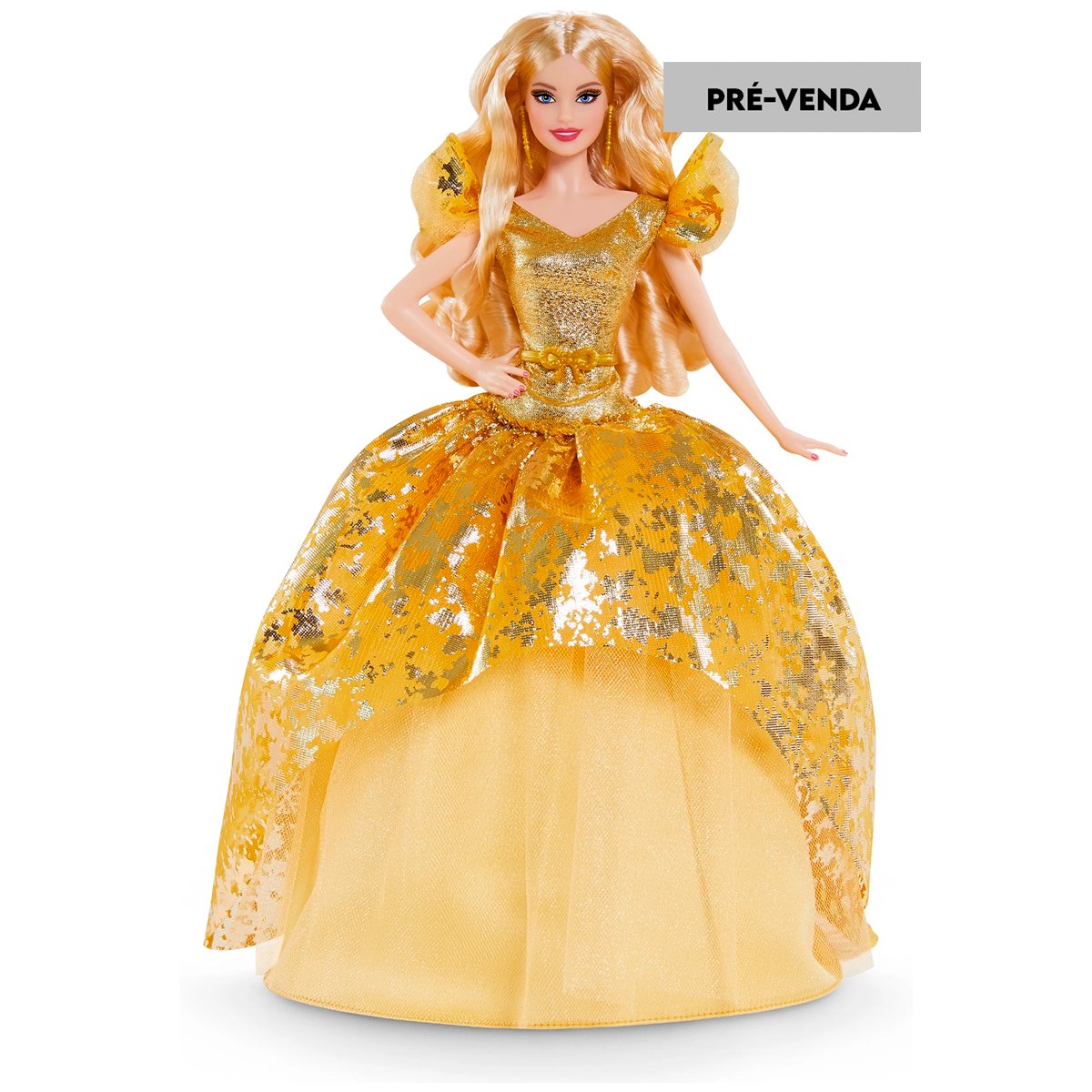 PRÉ-VENDA Boneca Barbie Signature Holiday 2020 Loira Mattel