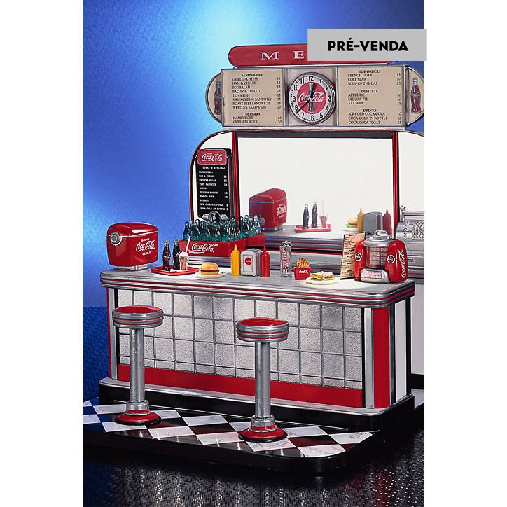 PRÉ-VENDA Bar da Coca-Cola da Barbie Soda Fountain 2000 Mattel