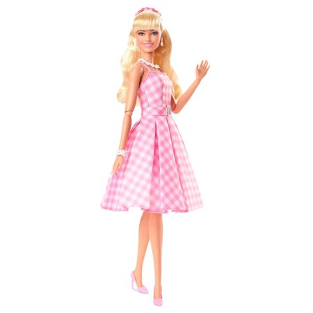 Vestidinhos Da Boneca Barbie Modelo Do Filme Xadrez De Rosa