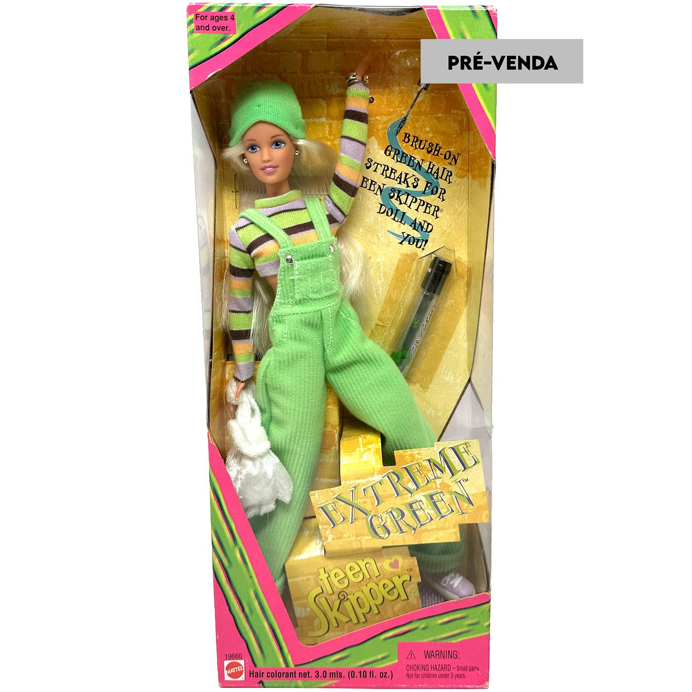 PRÉ-VENDA Boneca Barbie Extreme Green Teen Skipper - Mattel | Doll