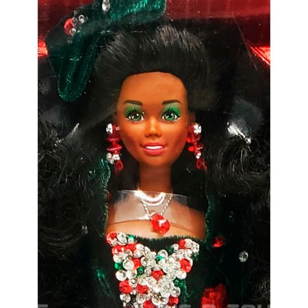 PRÉ-VENDA Boneca Barbie Collector Happy Holidays 1991 Afro