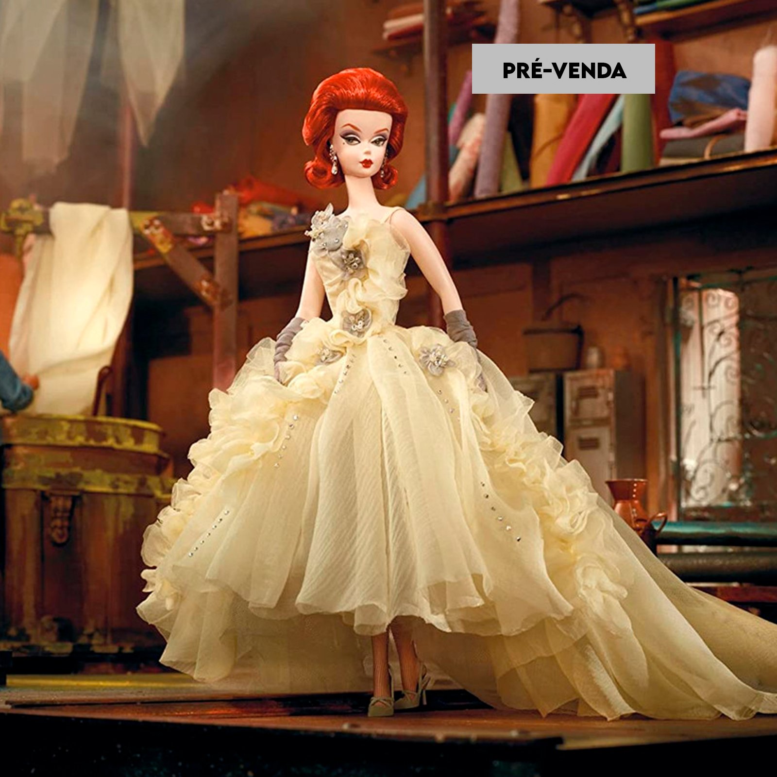 PRÉ-VENDA Boneca Barbie Collector Silkstone Gala Gown - Mattel | Doll ...