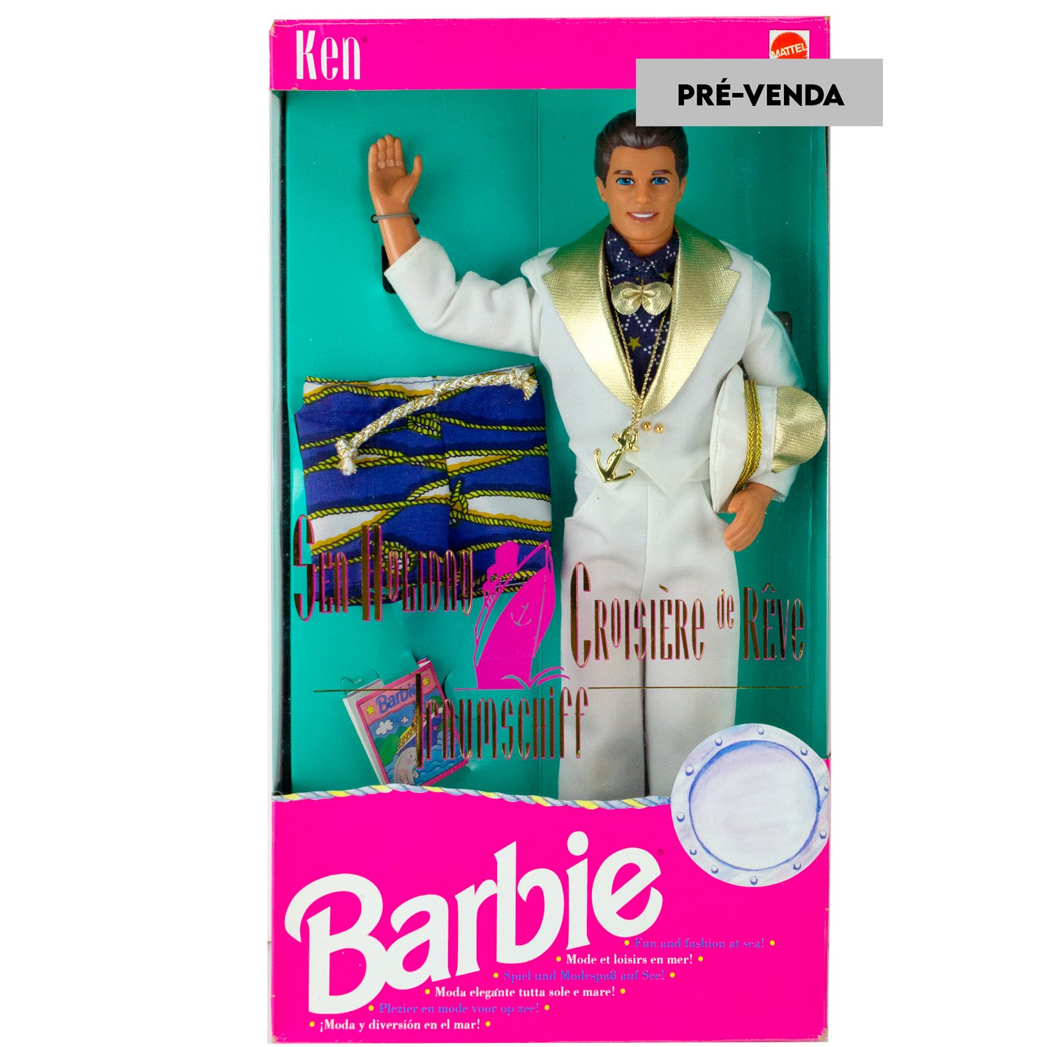 PRÉ-VENDA Boneco Barbie Ken Sea Holiday - Mattel | Doll Collector