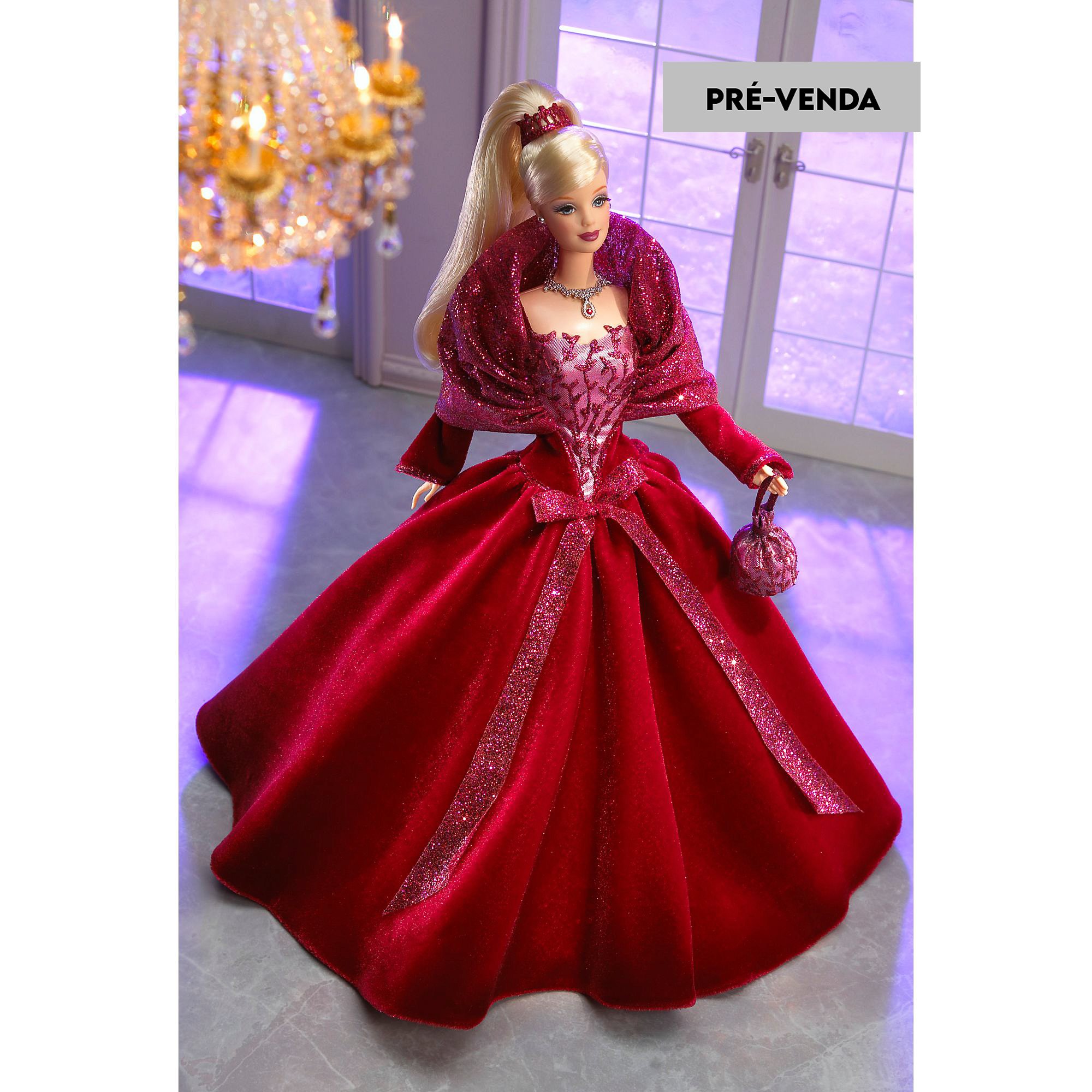 PRÉ-VENDA Boneca Barbie Collector Holiday Celebration 2002