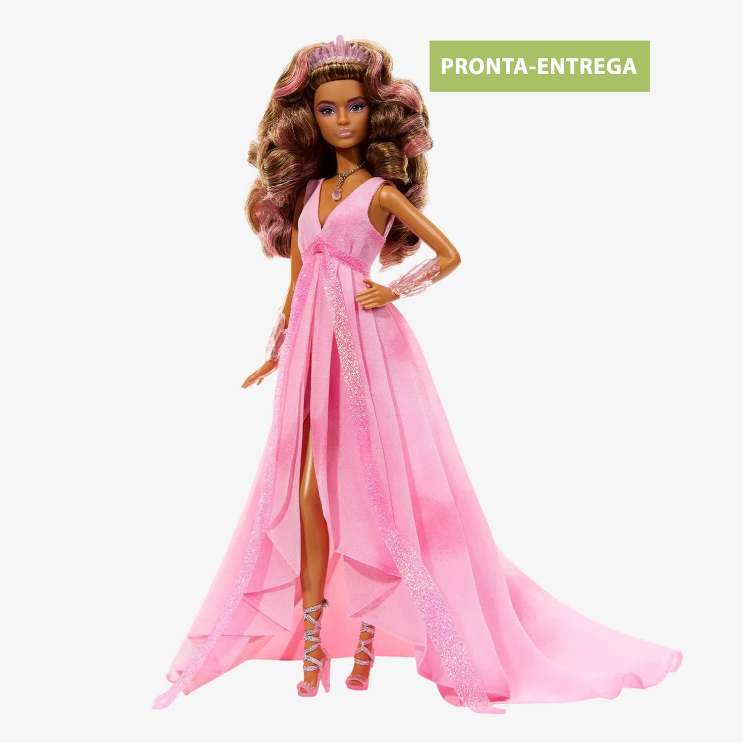 Hcb95 Crystal Fantasy Rose Quartz Barbie-Signature Collection-Le 20.000- Mattel | UK