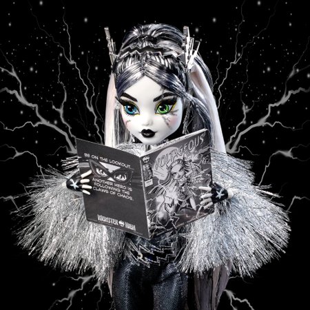 Boneca Monster High Frankie Sten Retrô Black & White - O Espaço Virtual do  Colecionador
