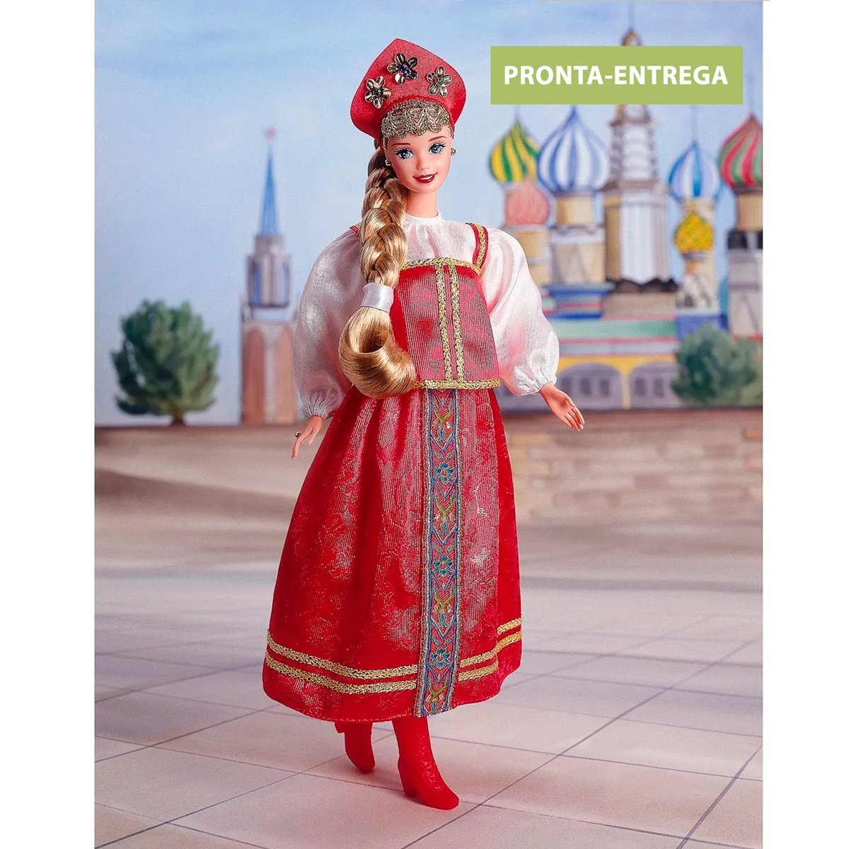 Barbie ビンテージ ⚠︎︎さらにお値下げ⚠︎︎ Boneca Barbie Collector DOTW Russian 1996 - Mattel (A) | Doll