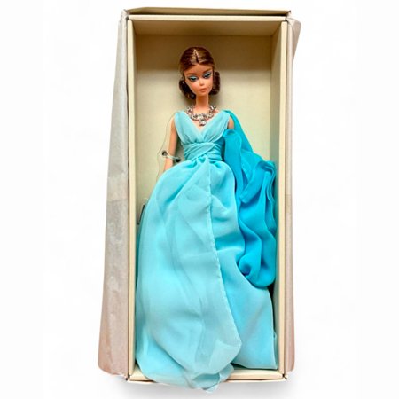 PRÉ-VENDA Boneca Barbie Collector Silkstone Blue Chiffon Ball Gown