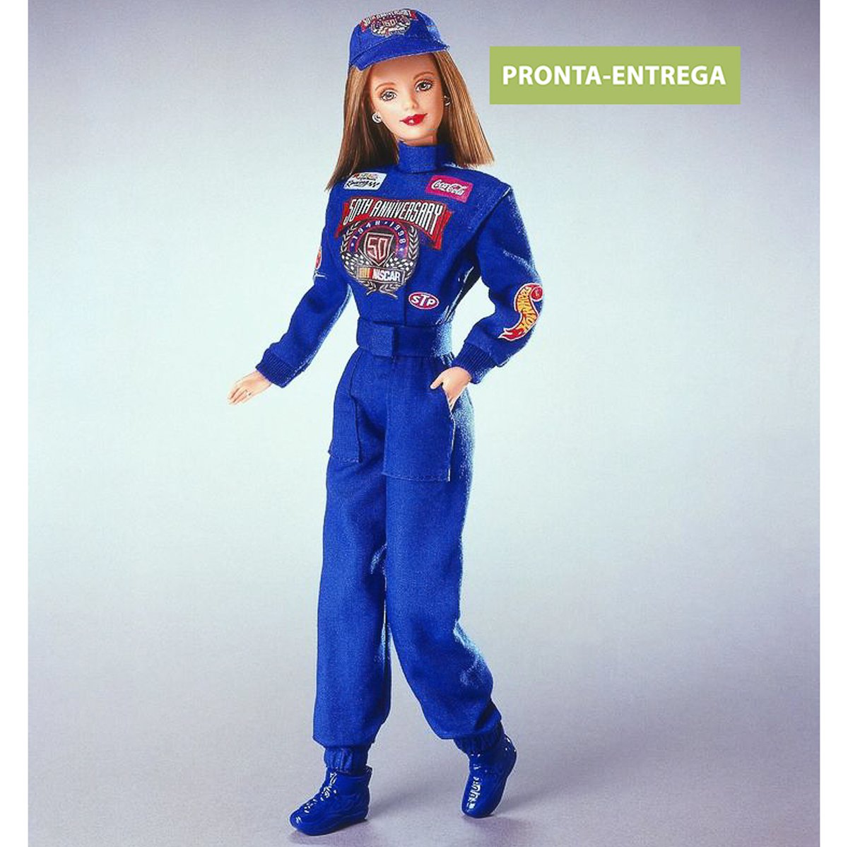 Barbie Nascar Barbie Formula Sold At Auction: Group Of Barbie