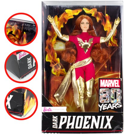 Boneca Barbie Collector X-Men Fênix Negra - Mattel (A) | Doll