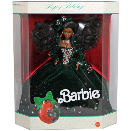 PRÉ-VENDA Boneca Barbie Collector Happy Holidays 1991 Afro