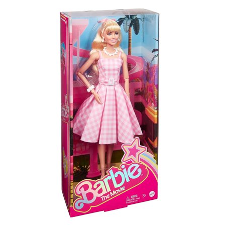 Boneca Articulada - Barbie Filme - Vestido Xadrez Rosa - Mattel