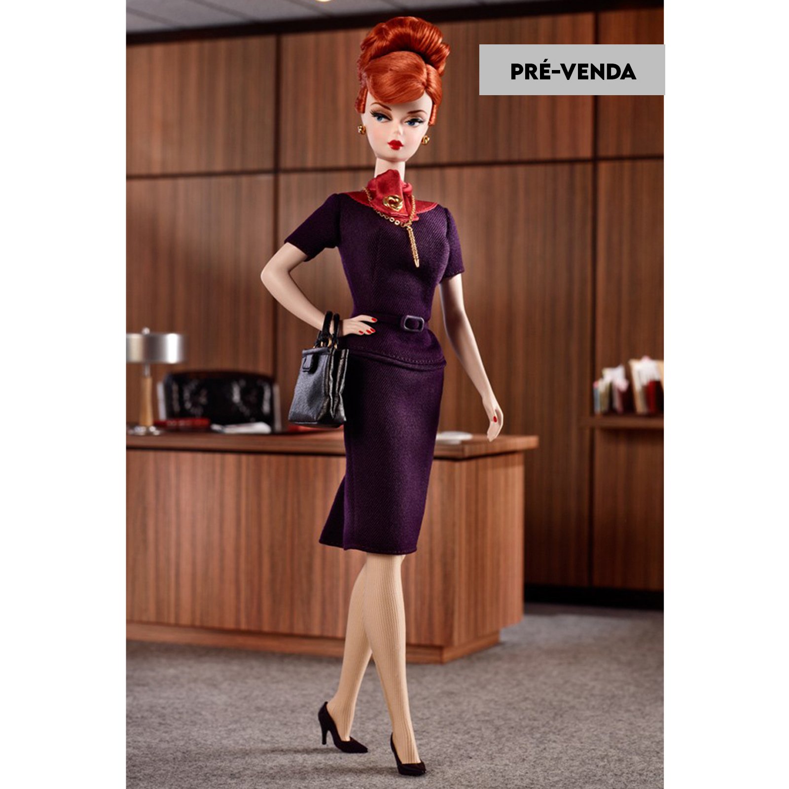 PRÉ-VENDA Boneca Barbie Collector Silkstone Mad Men Joan Holloway