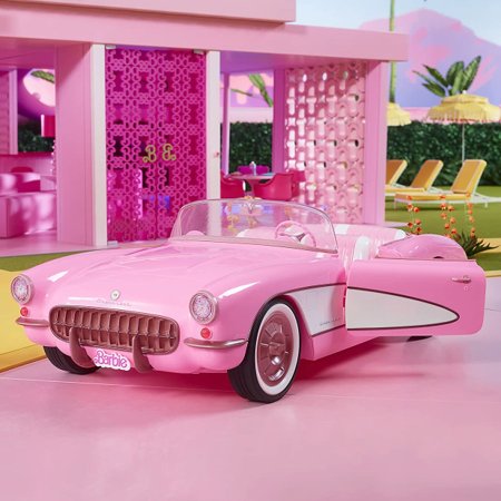 Barbie hot sale barbie car