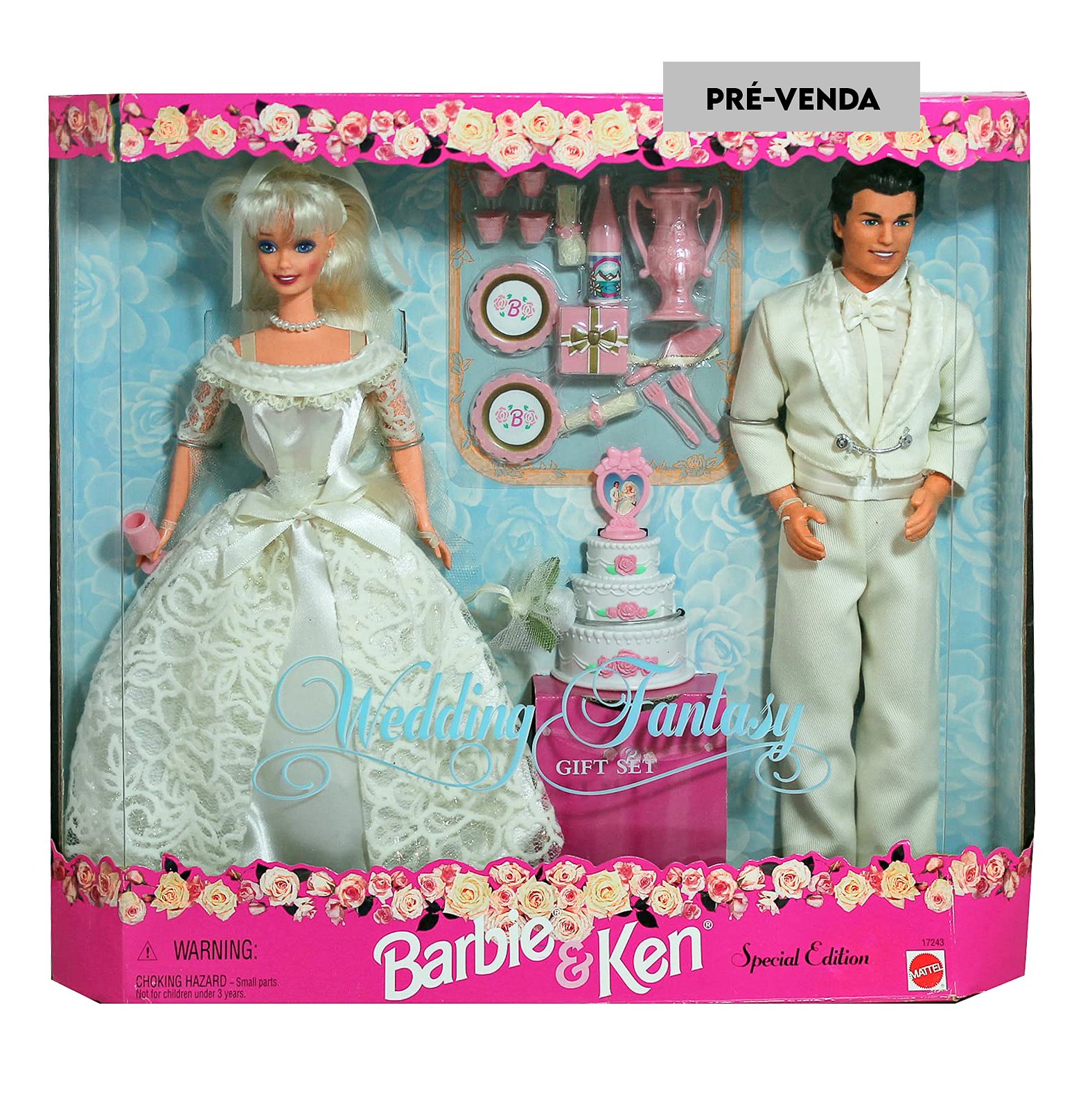 PRÉ-VENDA Bonecos Barbie e Ken Wedding Fantasy 1996 - Mattel