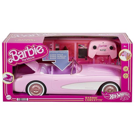 PRÉ-VENDA Carro Hot Wheels RC Barbie The Movie Barbie Corvette - Mattel