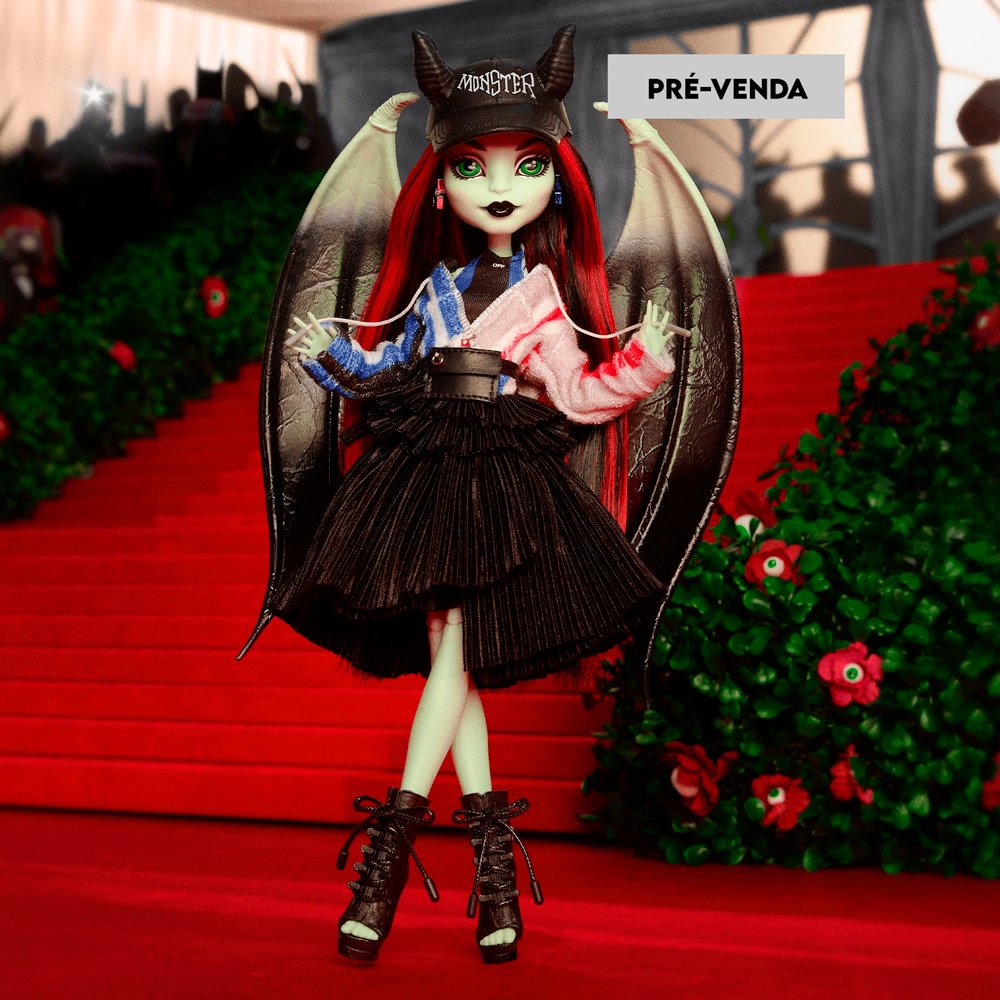 PRÉ-VENDA Boneca Monster High Off-White Collection Raven Rhapsody