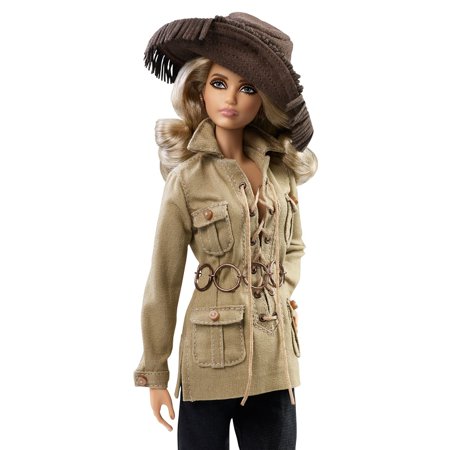 PRE VENDA Boneca Barbie Collector Yves Saint Laurent Safari Dress Mattel Doll Collector