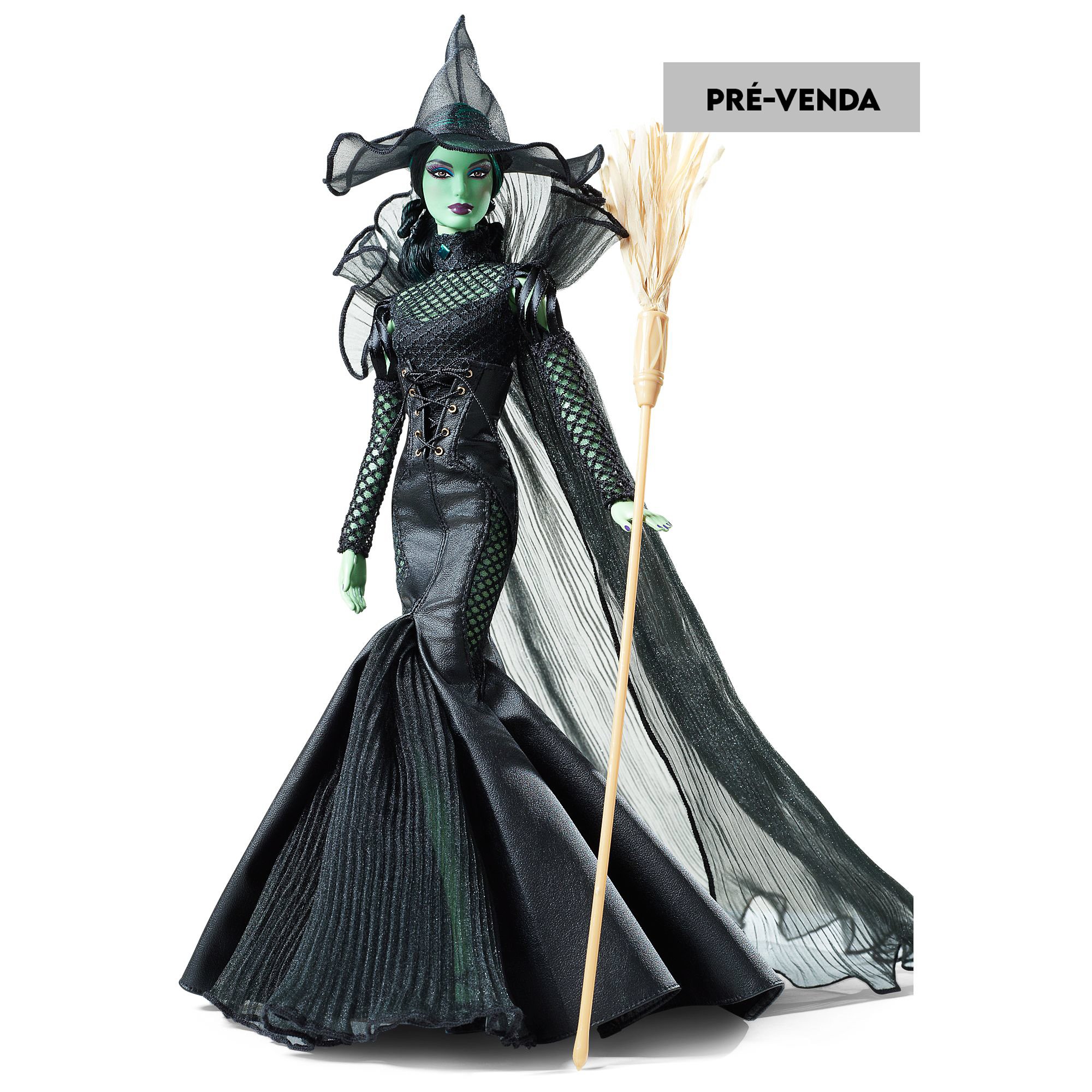 PrÉ Venda Boneca Barbie Collector The Wizard Of Oz Fantasy Glamour Wicked Witch Of The West 5544