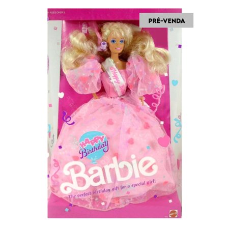PRÉ-VENDA Boneca Barbie Happy Birthday 1990 Mattel Doll Collector