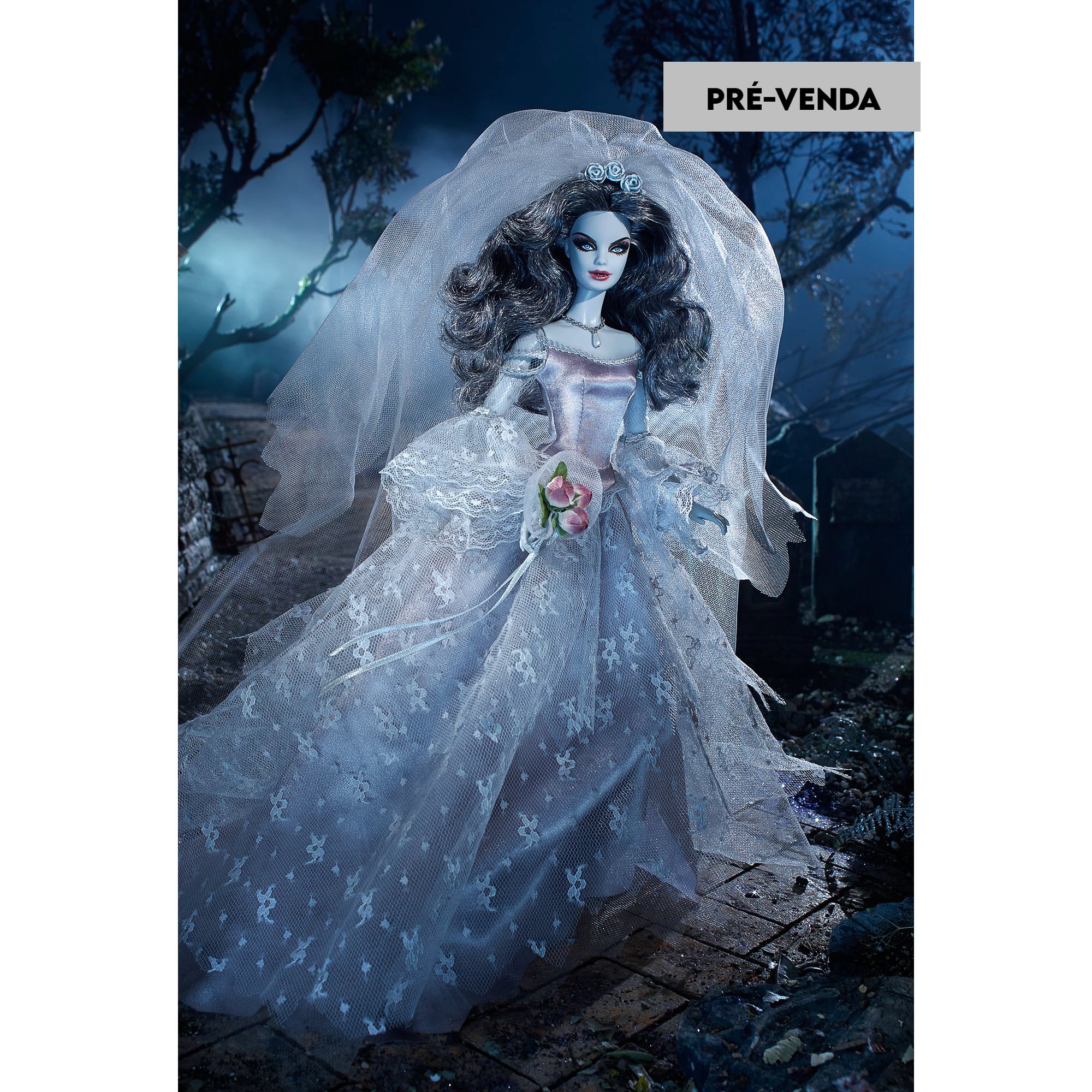 PRÉ-VENDA Boneca Barbie Collector Haunted Beauty Zombie Bride