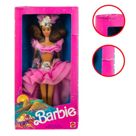 Boneca Barbie Collector Dolls of The World Brazilian 1989 - Mattel