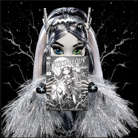 Boneca Monster High Frankie Sten Retrô Black & White - O Espaço Virtual do  Colecionador