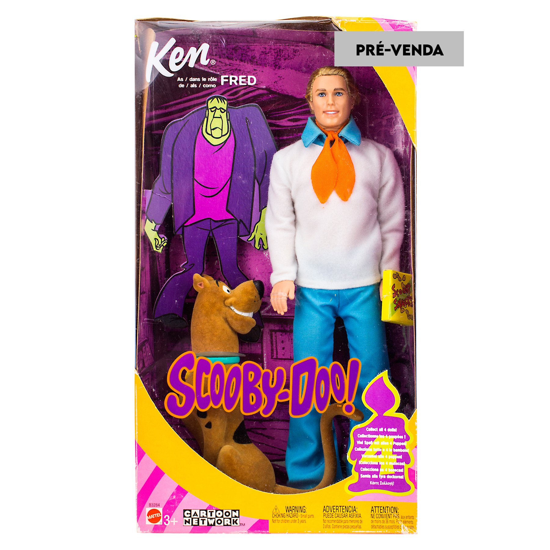 PRÉ-VENDA Boneco Barbie Scooby-Doo Ken as Fred - Mattel | Doll