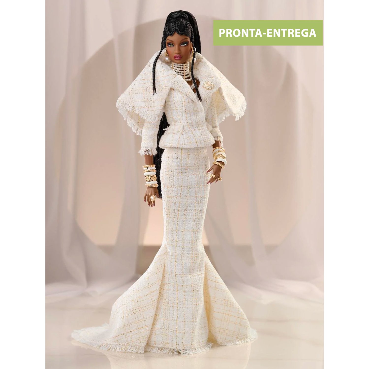 Boneca Fashion Royalty Janay Mother of Pearl 30th Anniversary