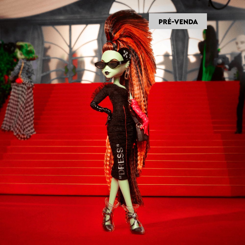 その他 off-white monsterhigh electra melodydoll PRÉ-VENDA Boneca Monster High Off-White Collection Electra Melody