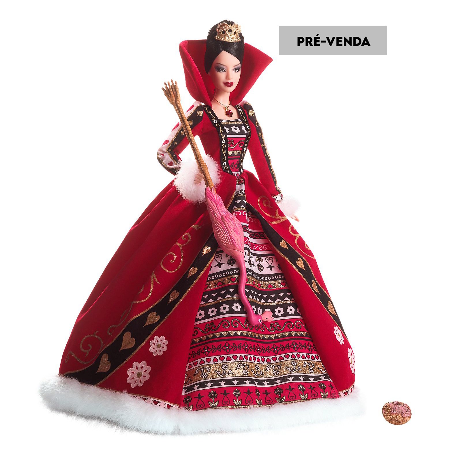 PRÉ-VENDA Boneca Barbie Collector Alice Rainha de Copas (Queen of