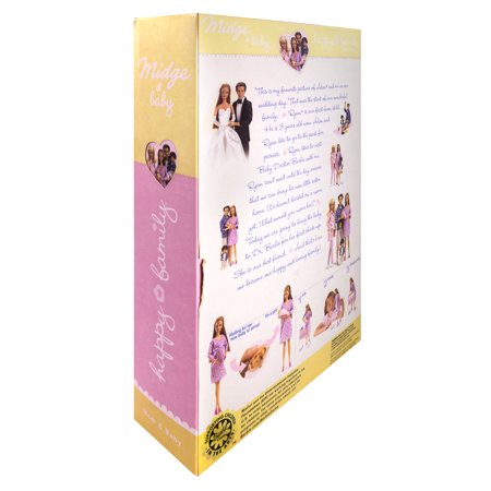 Barbie Midge Happy Family Mattel Grávida com barriga bebê e quarto com  acessórios
